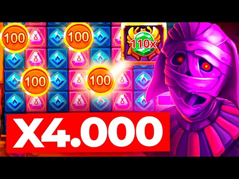 Видео: ПОЙМАЛ ЗАНОС X4.000 И ВЫИГРАЛ 750.000Р В MUMMYLAND TREASURES! МУМИЯ НА ВЫДАЧЕ, ЗАНОСЫ НЕДЕЛИ