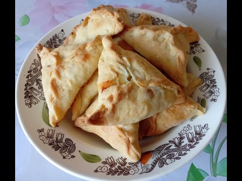 Видео: ТРЕУГОЛЬНИЧКИ С ФАРШЕМ И КАРТОШКОЙ. ТЕСТО ОБАЛДЕННОЕ.