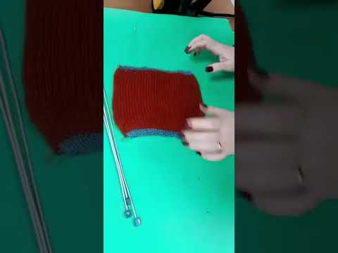 Видео: Вяжем жилет на двух фонтурах. День второй.