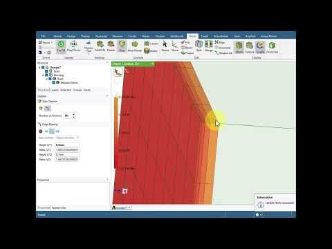 Видео: Урок 1. Создание структурированной гексаэдрической сетки в Ansys SpaceClaim