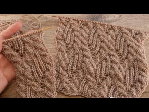 Видео: Интересные узоры для свитеров и кардиганов. Схемы.