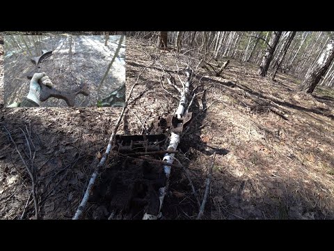 Видео: Опять работаю после кого-то. Накопал и запрятал в делянках ещё один схрон с металлом