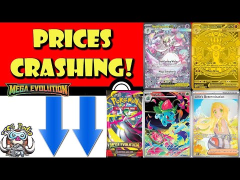 Видео: Цены на мегаэволюцию наконец-то рухнули! Хорошие времена ждут? (Новости Pokemon TCG)