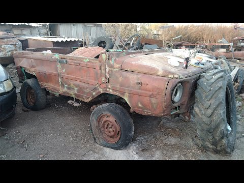 Видео: запуск старого ЛУАЗ после долгих лет простоя !