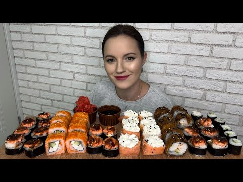 Видео: МУКБАНГ РОЛЛЫ ЗАПЕЧЕННЫЕ ГОРЯЧИЕ ФИЛАДЕЛЬФИЯ СУШИ MUKBANG ROLLS PHILADELPHIA SUSHI