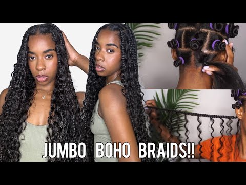 Видео: Как заплести огромные косы без узлов в стиле бохо самостоятельно | СУПЕР ПОЛНЫЙ МАТЕРИАЛ !! | Под...