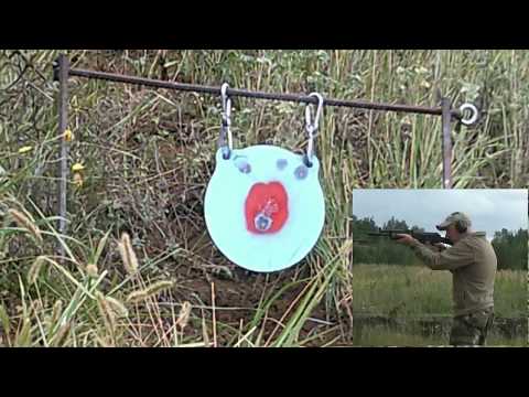 Видео: Стрельба из Сайги с новым УСМ часть2