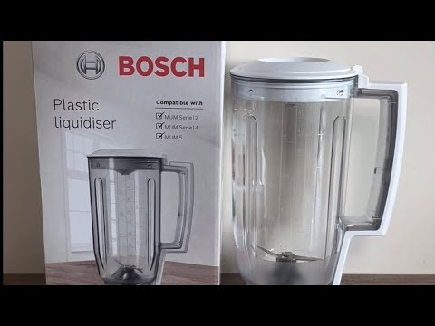 Видео: Блендерна чаша Bosch MUZ4MX2