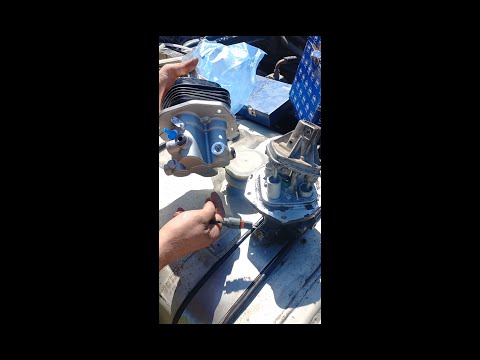 Видео: Прокачка гидрокулисы Man .замена гидравлической кулисы ман.
