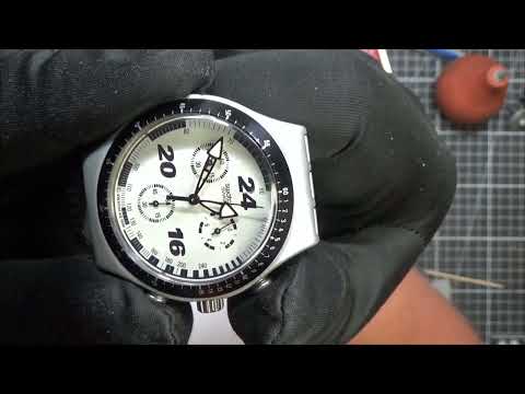 Видео: Часы из Неаполя Swatch Irony Aluminium и ремонт хронографа )))