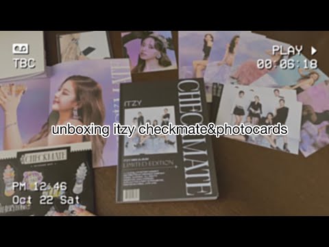 Видео: распаковка кпоп фотокарт и альбома itzy checkmate special edition #6 🌸
