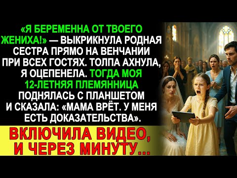 Видео: Сестра сорвала мою свадьбу криком: “Я беременна от твоего жениха!”. Но племянница включила видео…