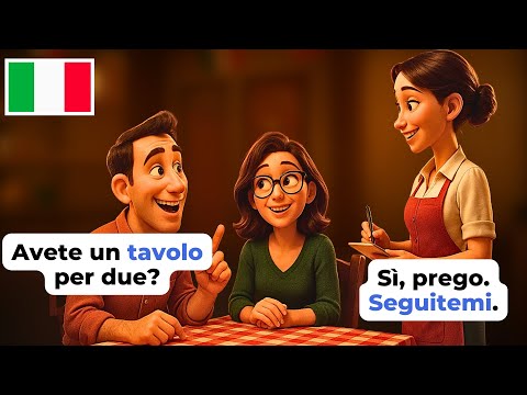 Видео: 🇮🇹 Учите итальянский в ресторане | Разговоры для начинающих A1-A2 | Скажи ИТАЛИЯ