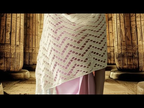 Видео: Как быстро связать крючком новую шаль с необычным узором для начинающих