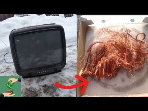 Видео: Телевизрдан қанша  мыс  пен плата шығады?! Сколько меди и платы в телевизоре?!🤔