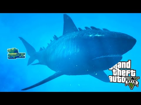 Видео: ПОДВОДНАЯ РЫБАЛКА на ГИГАНТСКУЮ АКУЛУ в ГТА 5 МОДЫ!! МЕГАЛОДОН в GTA 5! ОБЗОР МОДА В GTA 5