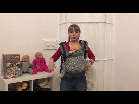 Видео: Инструкция к эргорюкзаку Изи-топ, параллельные лямки