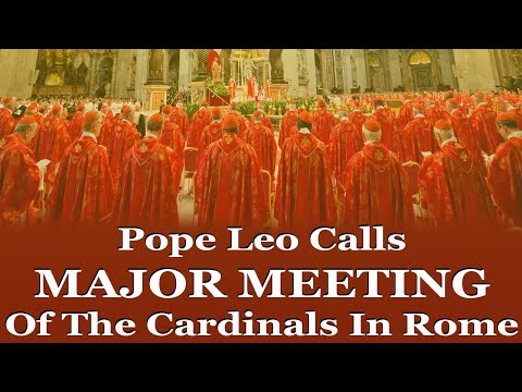 Видео: Папа Лев созывает ВАЖНОЕ СОБРАНИЕ кардиналов в Риме