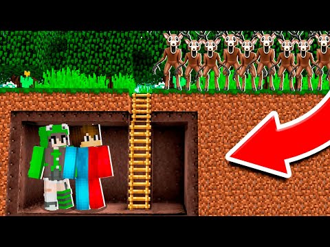 Видео: 🇺🇦 СЕКРЕТНА БАЗА БАКІ ПРОТИ АПОКАЛІПСИС З ОЛЕНЯ 99 НОЧЕЙ У ЛІСІ В МАЙНКРАФТ!