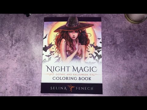 Видео: Полистаем? Обзор раскраски Night magic by Selina Fenech - Coloring Book Review