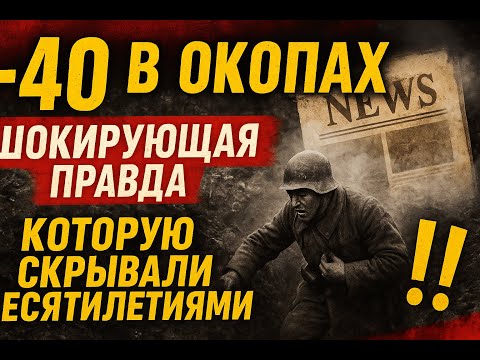 Видео: Как советские солдаты выживали в минус сорок без шанса на огонь и дом?