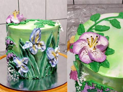 Видео: Торт "МАКРО ЦВЕТЫ" от SWEET BEAUTY СЛАДКАЯ КРАСОТА, Cake Decoration