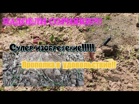 Видео: Супер изобретение!!!!! Прополка огорода теперь в радость./Жизнь в деревне.