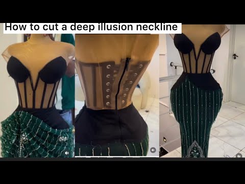 Видео: КАК СКРОЙТЕ СТИЛЬНЫЙ ГЛУБОКИЙ КОРСЕТ С КОКЕТКОЙ #deepnecklinecorset