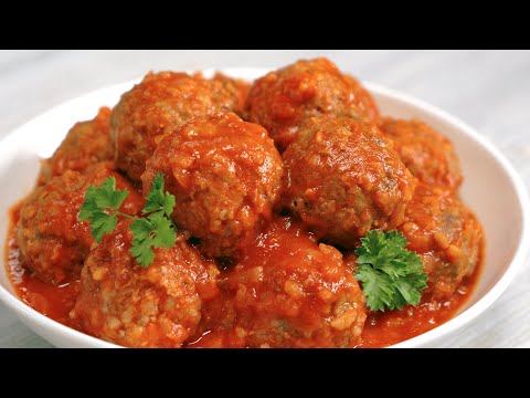 Видео: Вкусные ТЕФТЕЛИ С РИСОМ или "ЕЖИКИ" в томатном соусе. Рецепт от Всегда Вкусно!