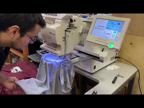 Видео: Вышивка на футболке (озвучка)