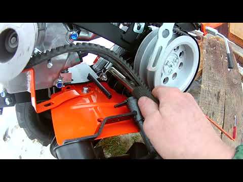 Видео: мотоблок патриот урал м или отчего рвутся ремни