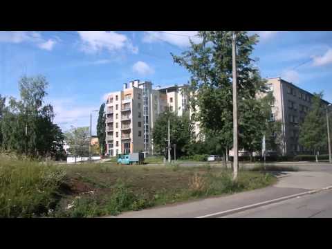 Видео: Кенгарагс -туда и обратно. Маршрут 7 трамвая.