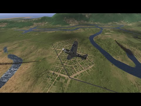 Видео: Ил-2 Штурмовик. Прохождение миссии Оборона Перл-Харбора 2 (P40-B, Аэродром Беллоуз)