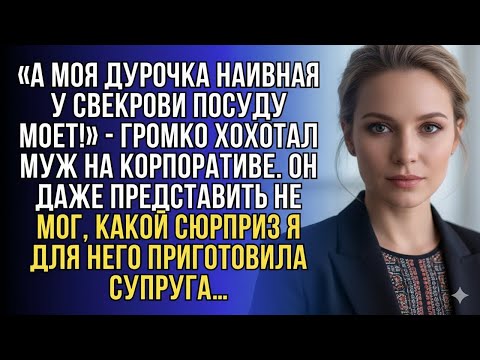 Видео: МУЖ СМЕЯЛСЯ НАДО МНОЙ НА КОРПОРАТИВЕ… НО ОН НЕ ОЖИДАЛ МОЕГО ОТВЕТА!