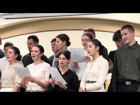 Видео: Эта ночь тихая была- пение молодёжи