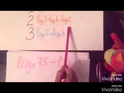 Видео: Логарифманын негизги касиеттери International Ataturk Alatoo University