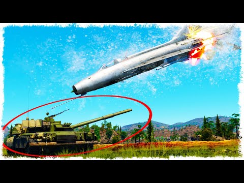 Видео: ТАНК vs САМОЛЕТ В WAR THUNDER!!!