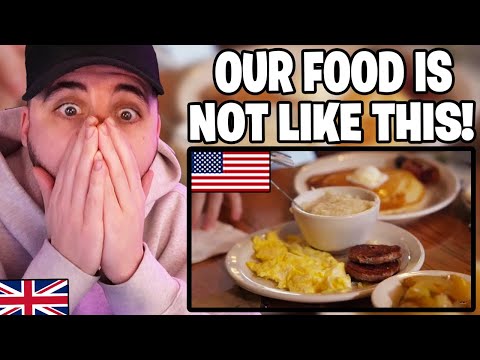 Видео: Реакция британца на то, что двое британцев впервые попробовали Cracker Barrel!
