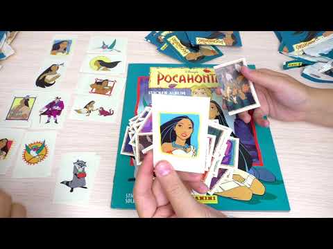 Видео: Покахонтас. Собираем коллекцию наклеек, часть 5