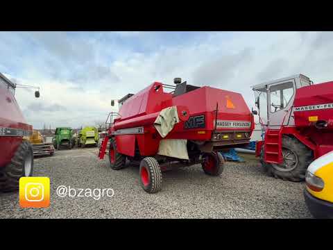 Видео: Новый завоз с Дании  -комбайн Massey Ferguson 27!Краткий обзор