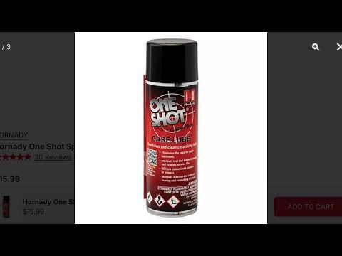 Видео: CCI SV смазан смазкой Hornady One Shot.