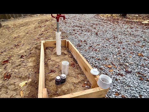 Видео: Установка подключения для автодома на нашей территории!