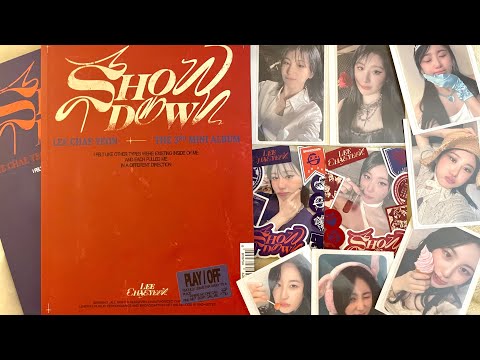 Видео: распаковка альбома showdown ли чэён ⋆.˚✮🎧✮˚.⋆ lee chaeyeon album unboxing