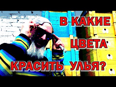 Видео: В КАКИЕ ЦВЕТА КРАСИТЬ УЛЬЯ. КАКИЕ ЦВЕТА ВИДЯТ ПЧЕЛЫ.