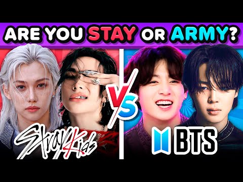 Видео: BTS vs STRAY KIDS: Ты ARMY или STAY? 💙🤔❤️ | KPOP QUIZ GAME