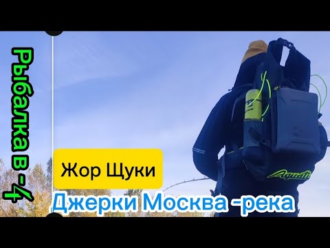 Видео: Ловля на Спиннинг.Джерки на Москве-реке. Щучий жор. Рыба просыпается. 
