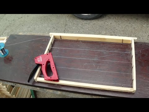 Видео: Простое лекало для натяжки проволки на рамку