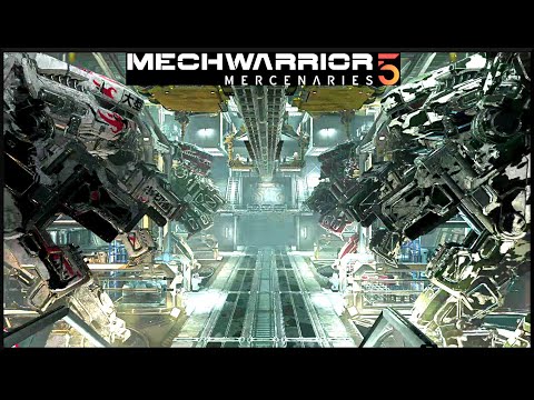 Видео: Mechwarrior 5 Mercenaries. Большие и страшные. Королевские крабы в работе.