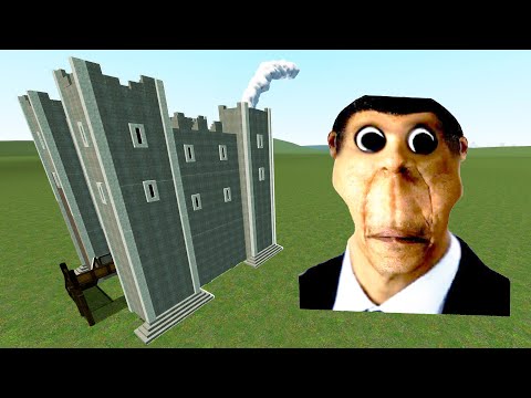 Видео: СМОЖЕТ ЛИ ОБУНГА РАЗРУШИТЬ НАШУ КРЕПОСТЬ В ГАРРИС МОД OBUNGA GMOD ► Garry's Mod