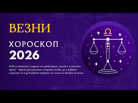 Видео: Хороскоп 2026: Везни♎